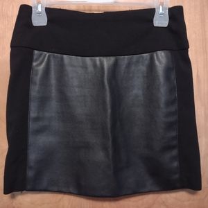 Costa Blanca Faux Leather Skirt